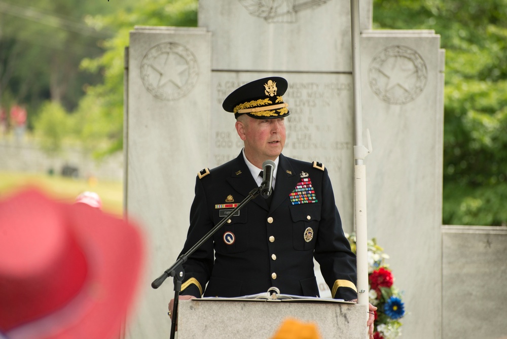 MG Stephen Farmen Speaks at Memorial Day Ceremony