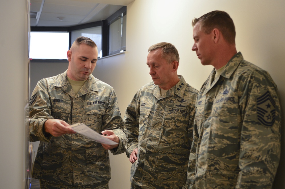 14th Air Force leadership team comes to Buckley