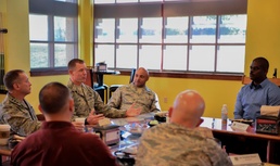 14th Air Force leadership team comes to Buckley
