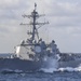 USS Mustin Conducts a Replenishment-at-Sea