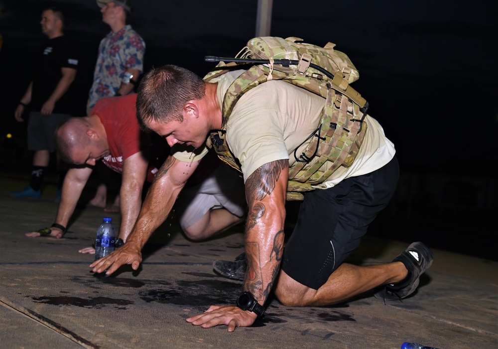 CJTF-HOA, Camp honor fallen SEAL with unconventional Memorial Day practice