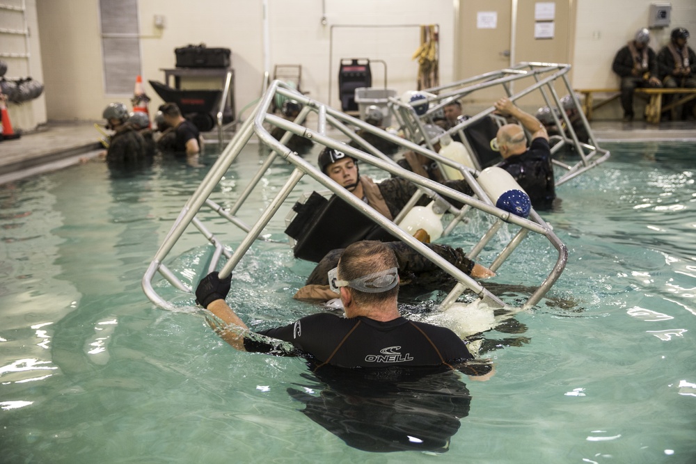 The plunge: 2/6 conducts helicopter underwater egress training