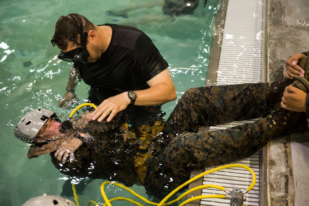 The plunge: 2/6 conducts helicopter underwater egress training