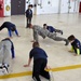 Cub Scouts get down for pushups