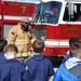 Cub Scouts learn about fire safety