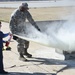 Pack 95 extinguishes flames during 132d Wing visit