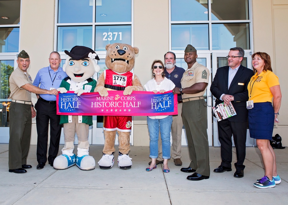 Marine Corps Historic Half ribbon cutting ceremony 2017