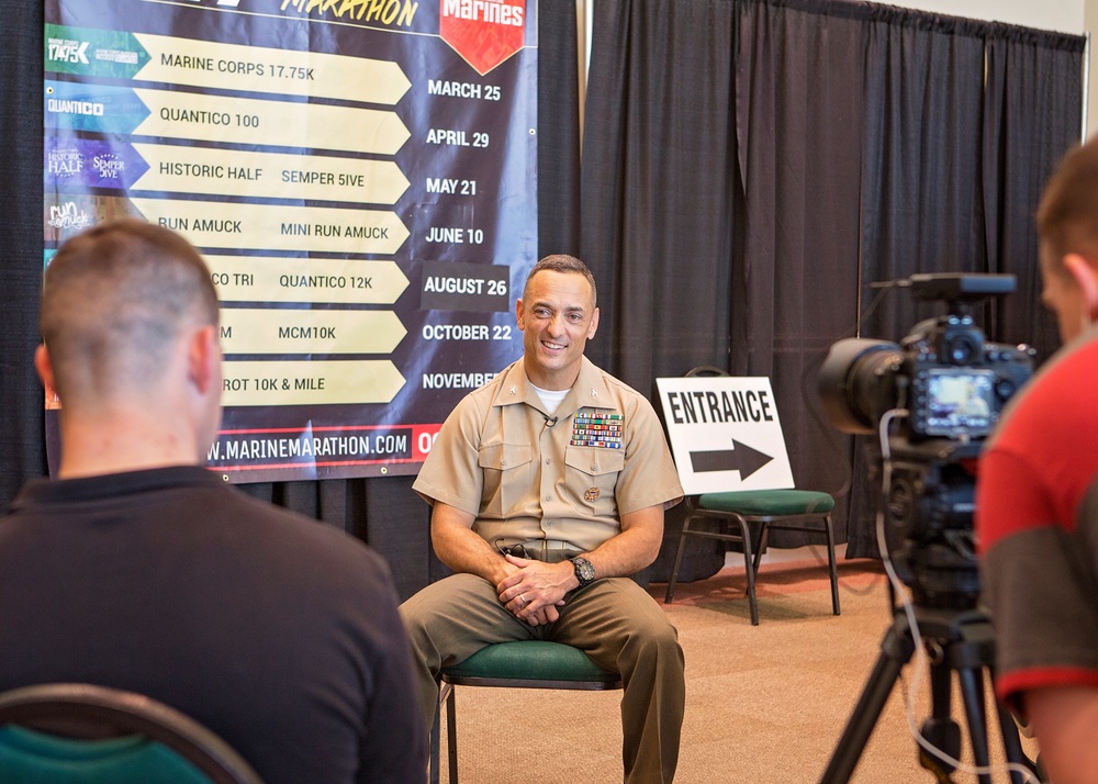 Marine Corps Historic Half ribbon cutting ceremony 2017