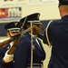 AF drill team performs at local high schools
