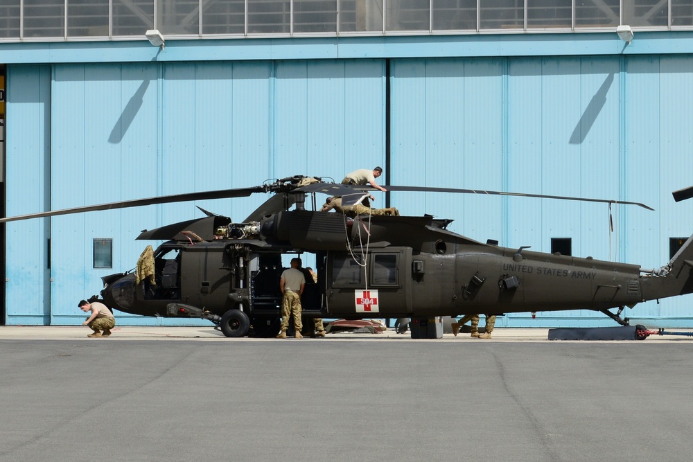 Black Hawk Helicopter Maintenance