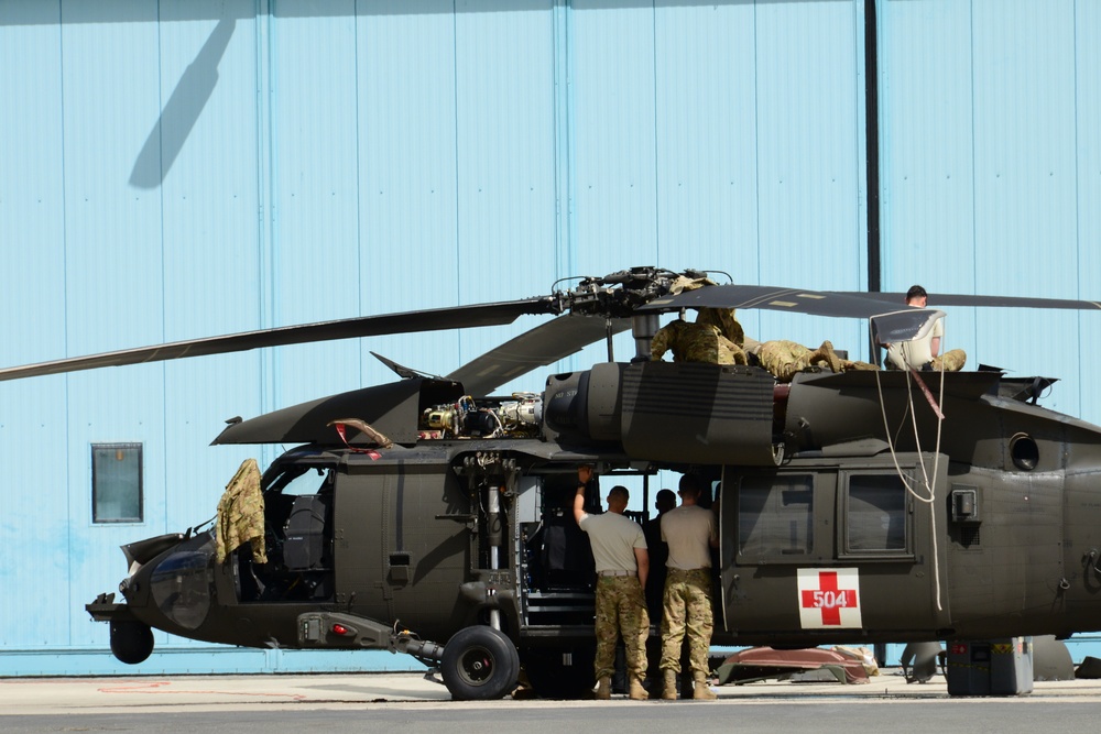 Black Hawk Helicopter Maintenance