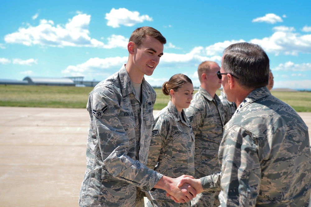 CSAF explores space with Team Buckley