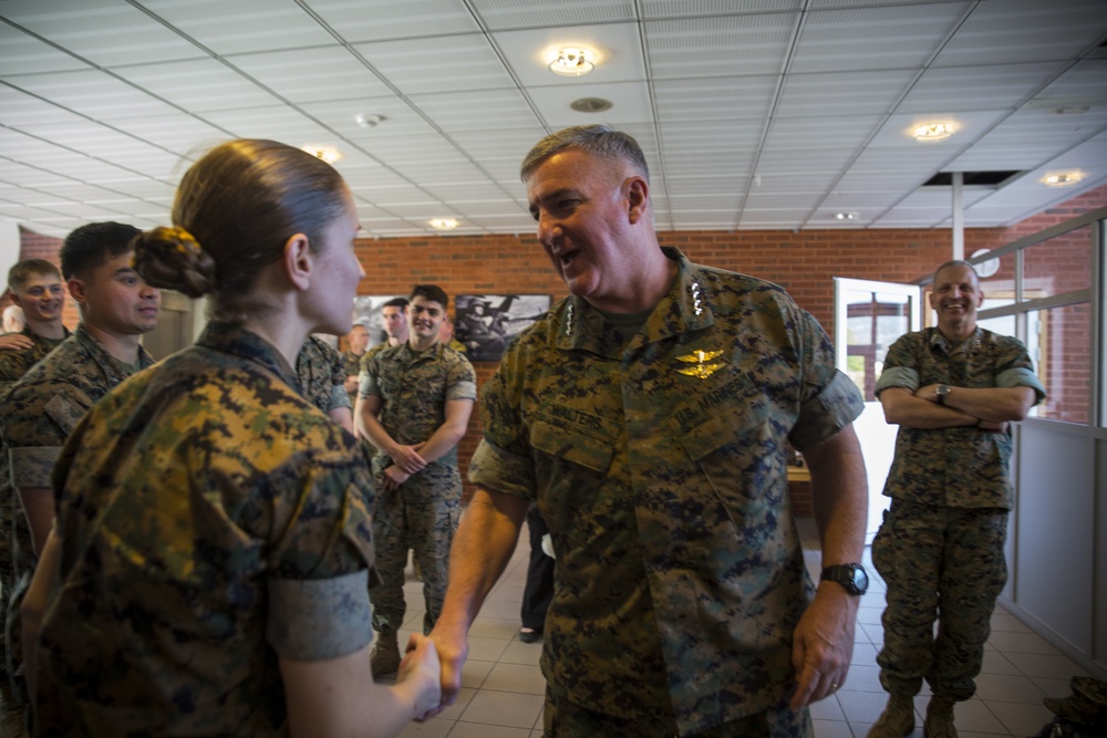 From D.C. to Norway: Assistant Commandant of the Marine Corps visits Marines in Norway