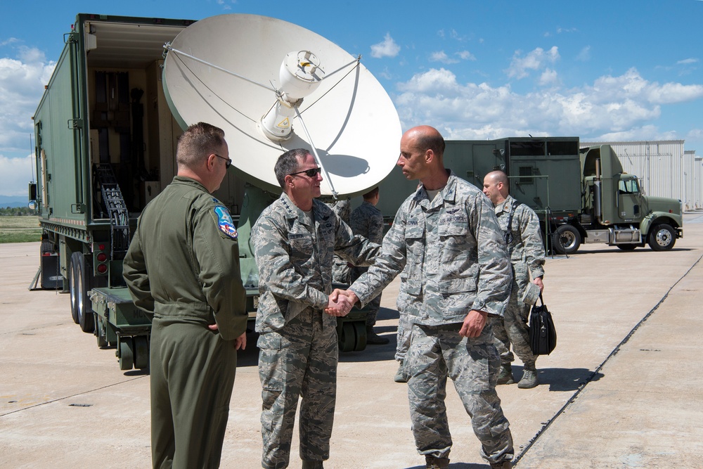 General David L. Goldfein, USAF Chief of Staff visits the Colorado Air National Guard