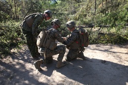 MWSS-473 Marines train in obstacle breaching during Maple Flag 50