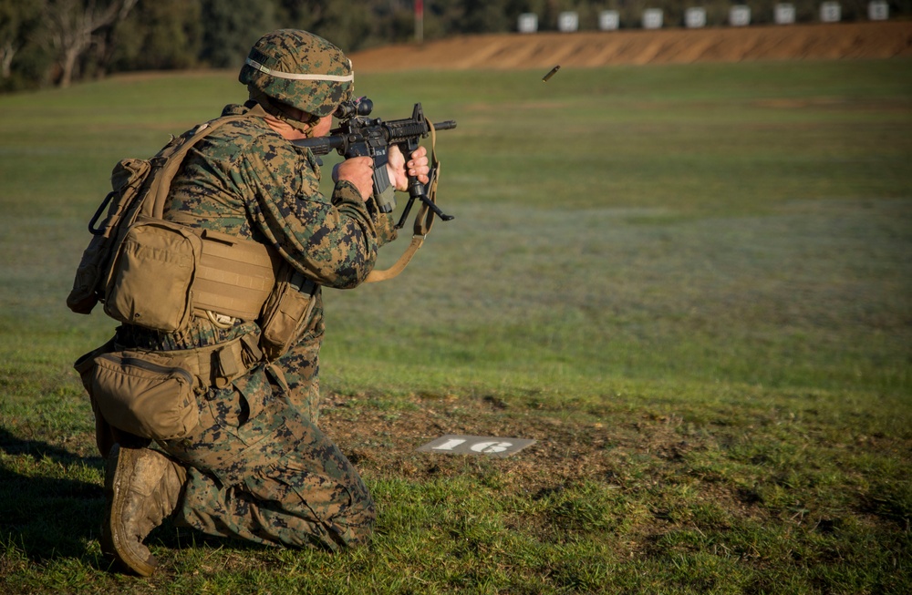 Virginia Marine competes in Australian international shooting competition