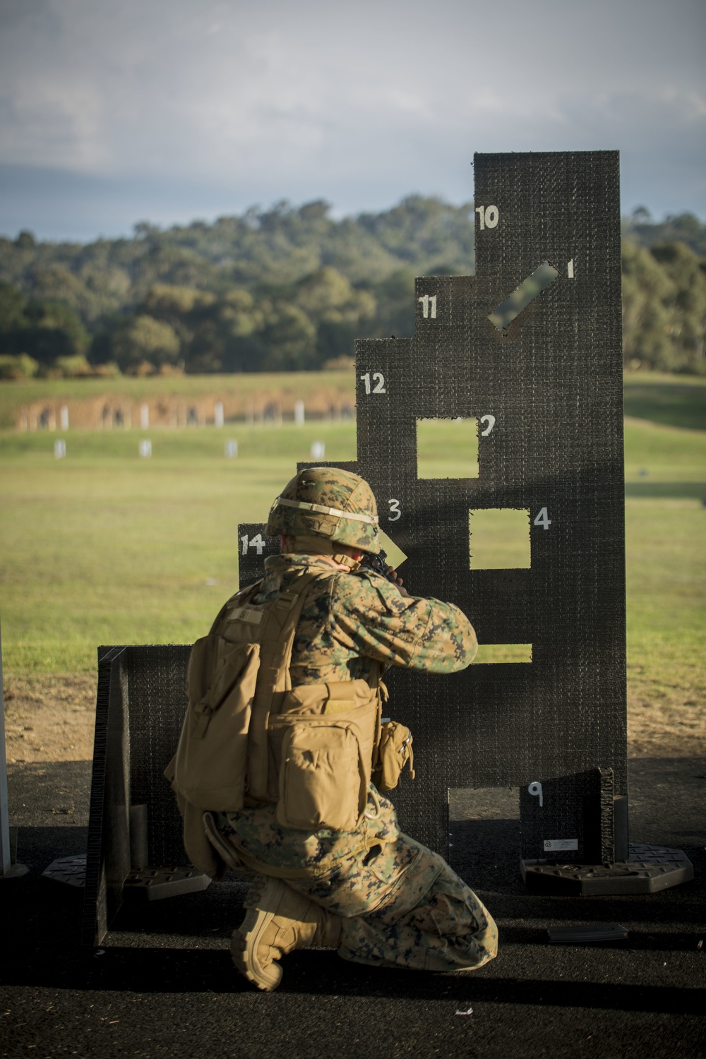 Michigan Marine competes in Australian international shooting competition