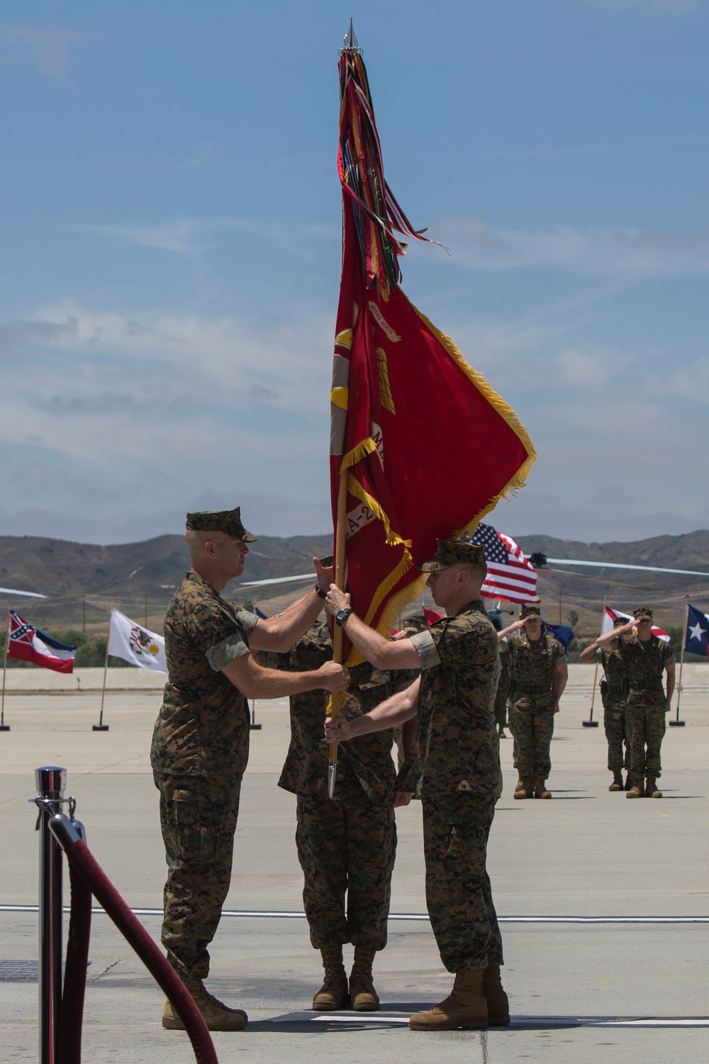 HMLA-267 Change of Command