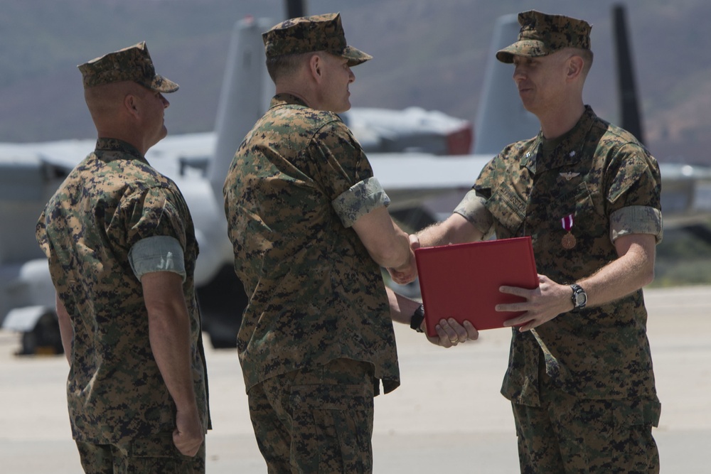 HMLA-267 Change of Command