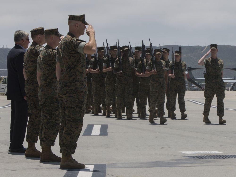 HMLA-267 Change of Command