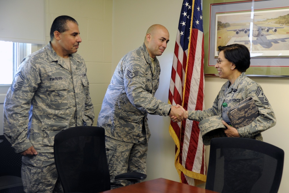 AFRC Command Chief visits Airmen serving in the Pacific