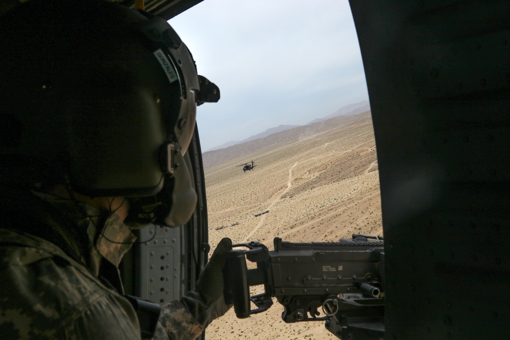 Providing air support: the 1-106th Avation Regiment training in California