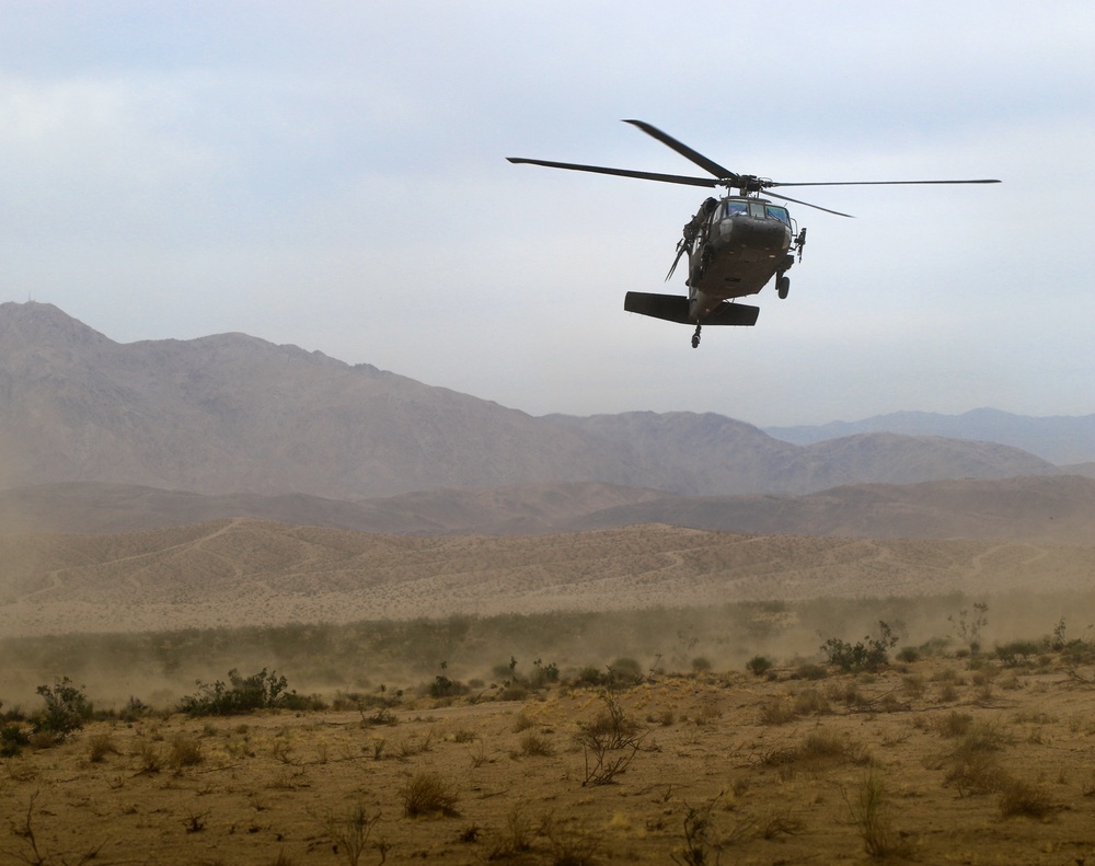Providing air support: the 1-106th Aviation Regiment training in California