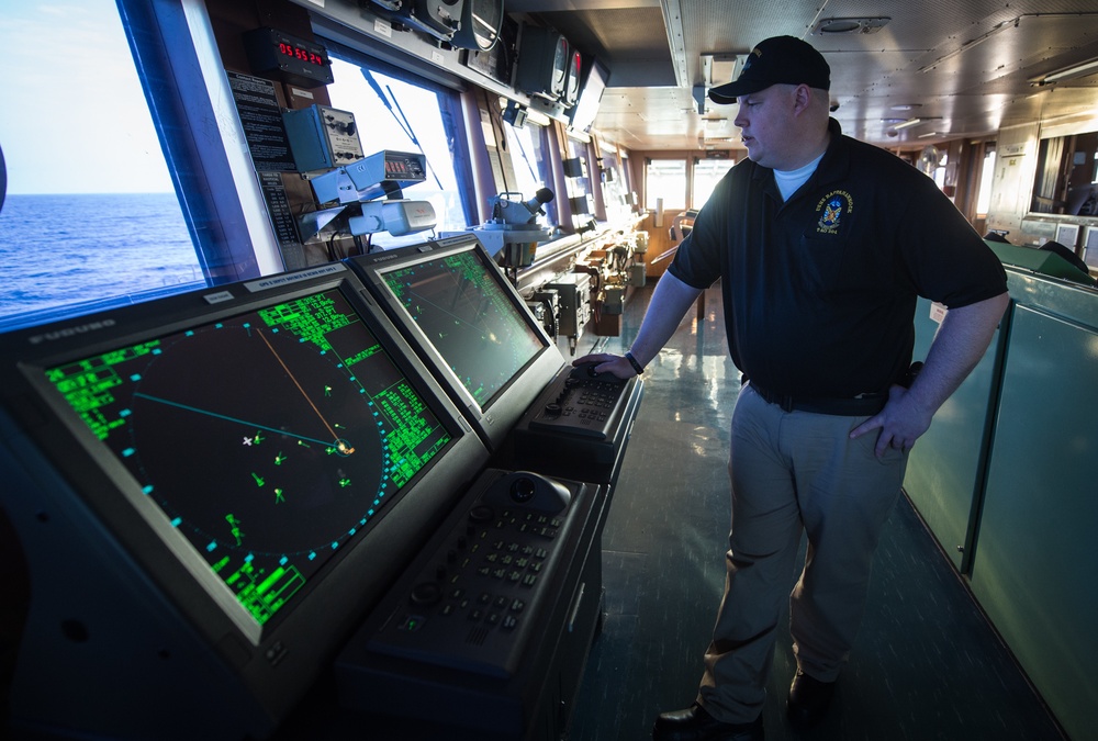 USNS Rappahannock Underway Replenishment