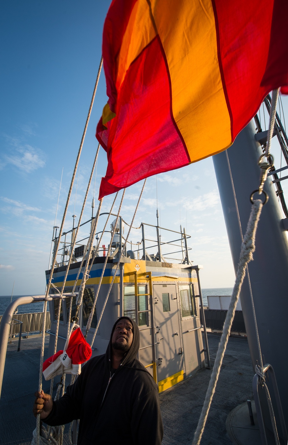 USNS Rappahannock Underway Replenishment