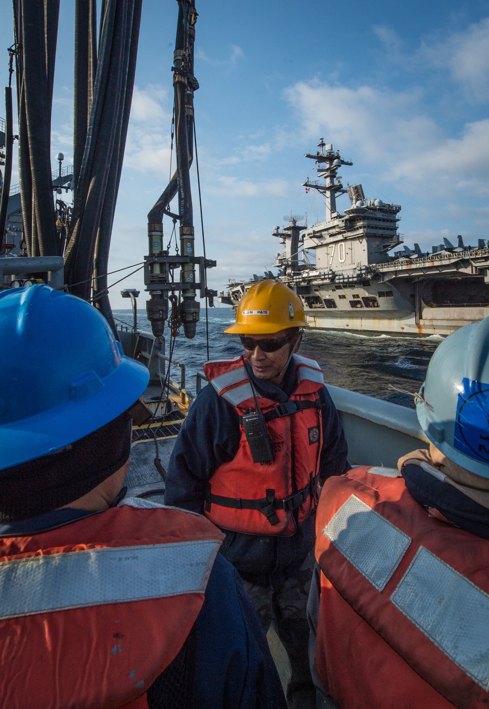 USNS Rappahannock Underway Replenishment