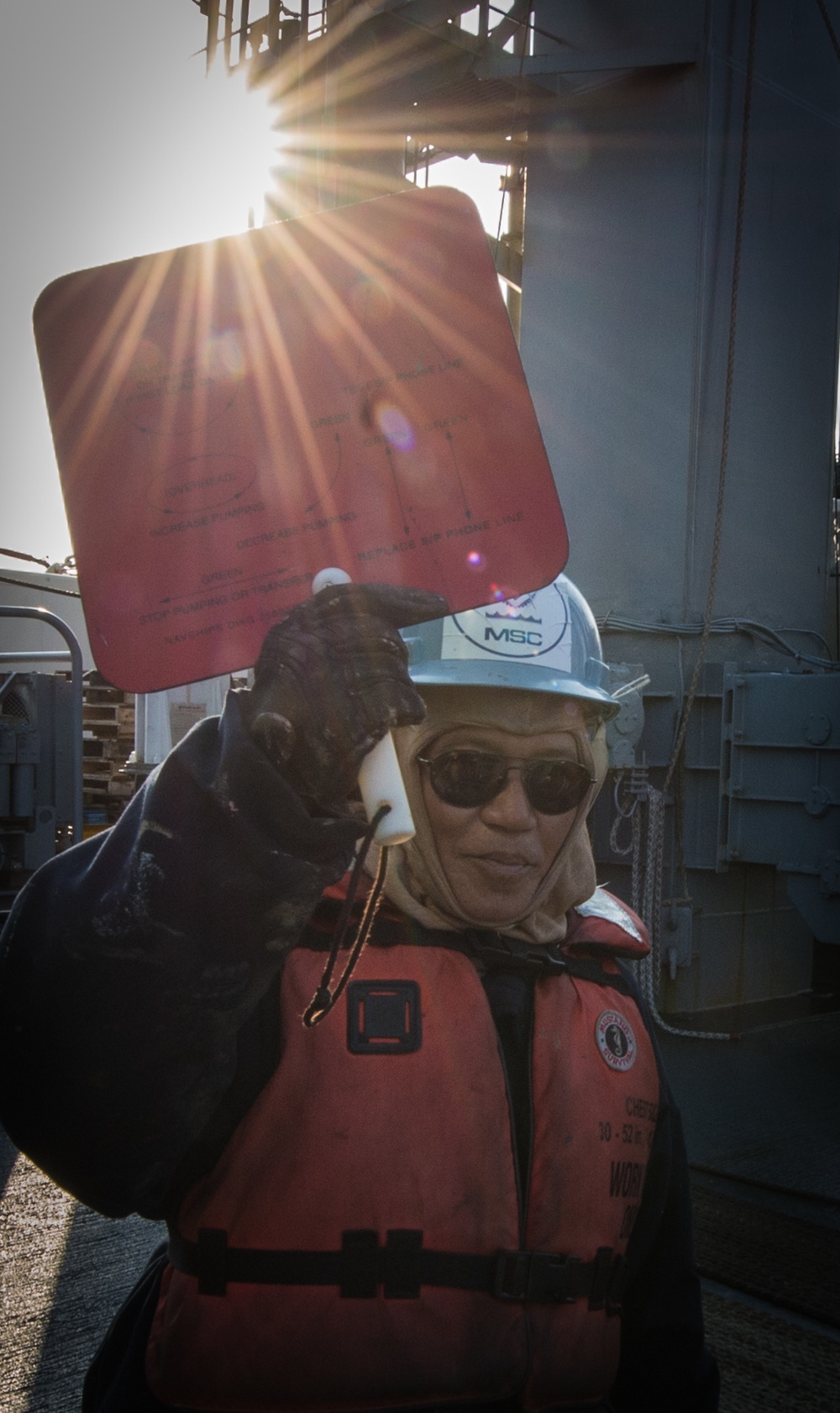 USNS Rappahannock Underway Replenishment