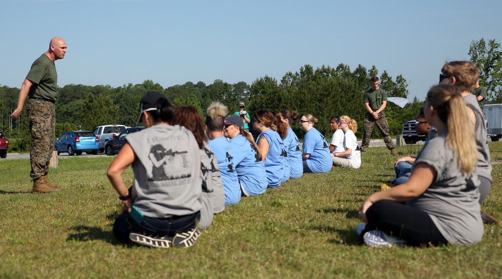 Cherry Point Marine spouses spend a day in the life of their Marine