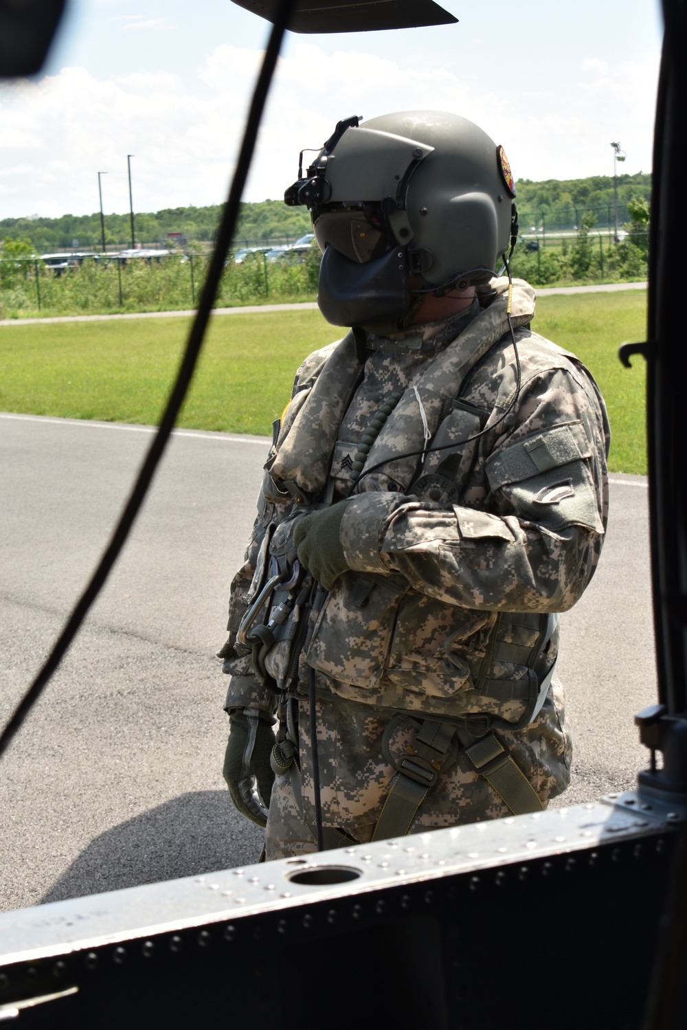 New York Army National Guard aviators conduct fire bucket training