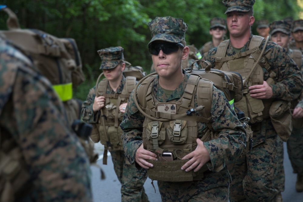 Headquarters Battalion 12 mile Conditioning Hike
