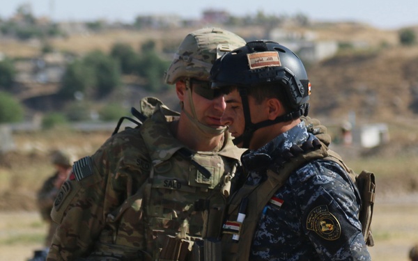 Iraqi Sniper Training Assisted By Coalition