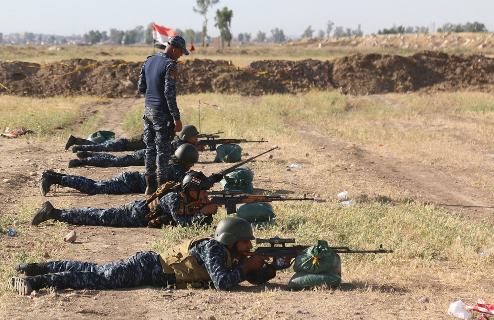 Iraqi Sniper Training Assisted By Coalition