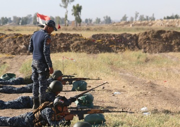 IRAQI SNIPER TRAINING ASSISTED BY COALITION