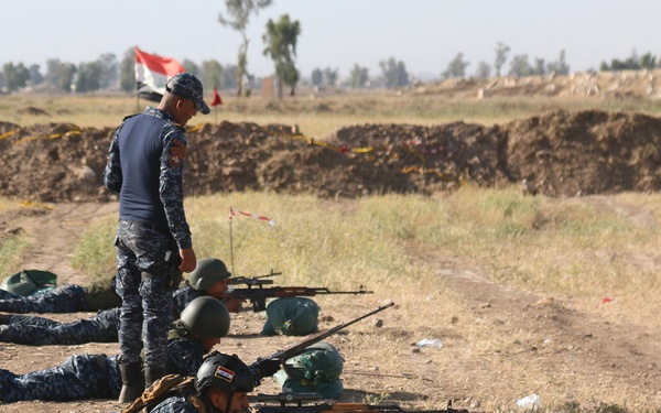 IRAQI SNIPER TRAINING ASSISTED BY COALITION