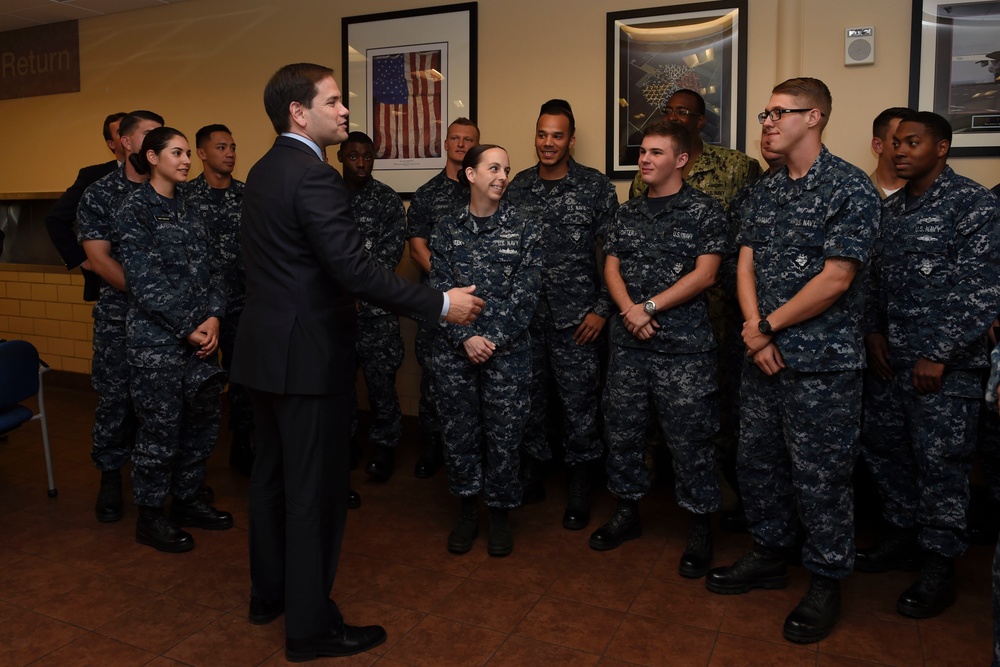 Senator Marco Rubio Visits Corry Station