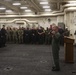 Rear Admiral Myers visits Marines and Sailors aboard USS San Diego