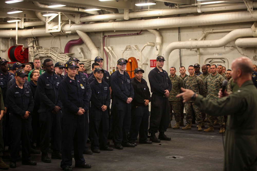 DVIDS - Images - Rear Admiral Myers visits Marines and Sailors aboard ...