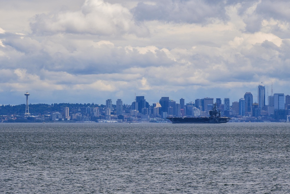 USS Nimitz, USS Shoup and USS Kidd Depart for Deployment