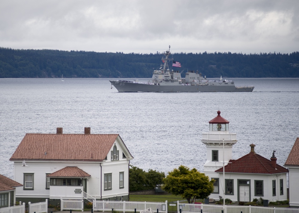 USS Nimitz, USS Shoup and USS Kidd Depart for Deployment