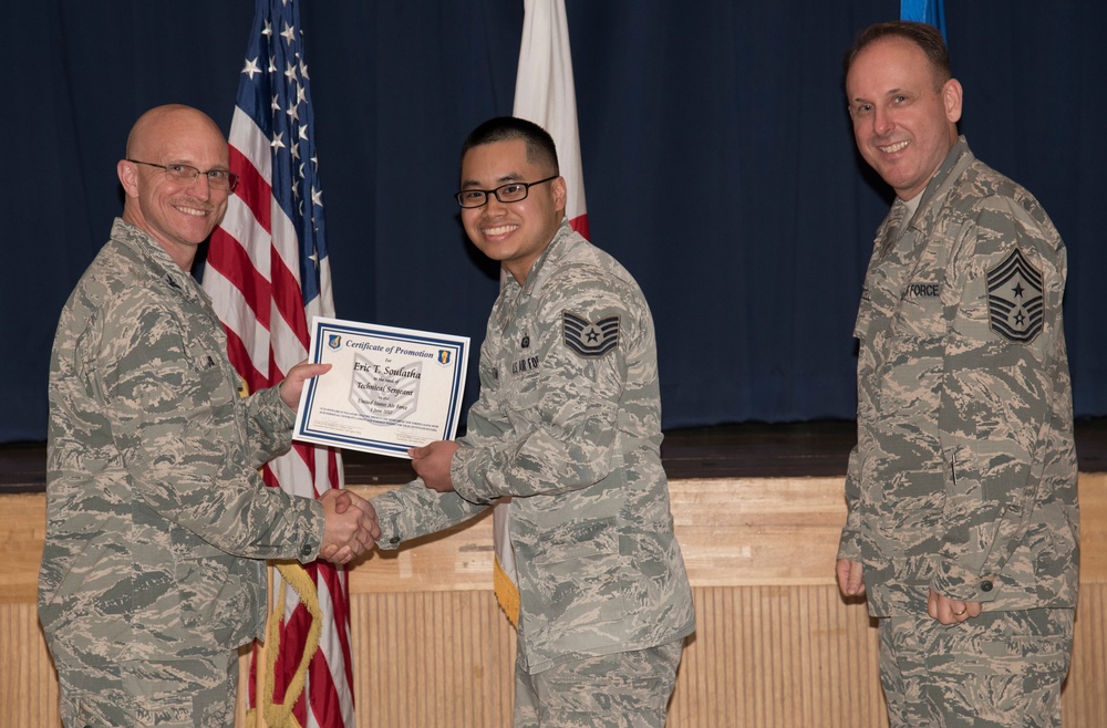 Misawa Air Base 2017 May Promotion Ceremony