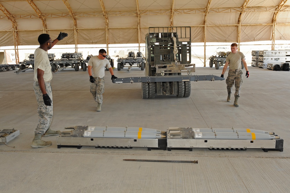 Armed to the teeth: Deployed munitions Airmen set forces up for success