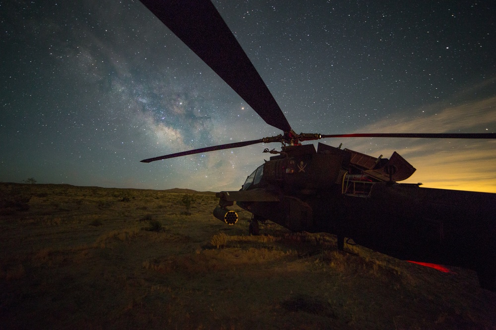 AH-60 Blackhawk Under Milkyway