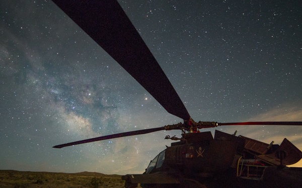 AH-60 Blackhawk Under Milkyway