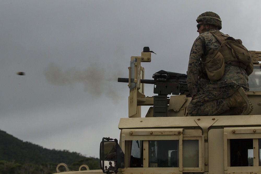 Weapons Company, BLT 3/5 Marines refine heavy weapons proficiency