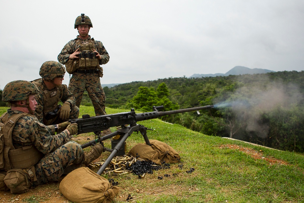 Weapons Company, BLT 3/5 Marines refine heavy weapons proficiency
