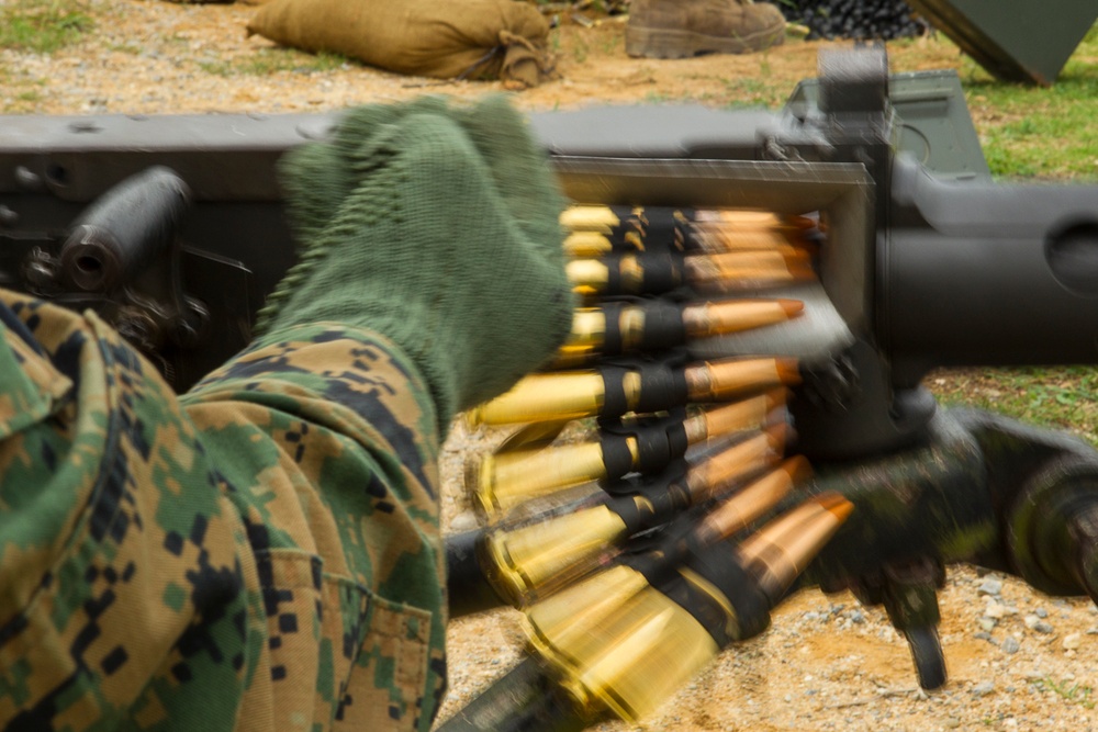 Weapons Company, BLT 3/5 Marines refine heavy weapons proficiency